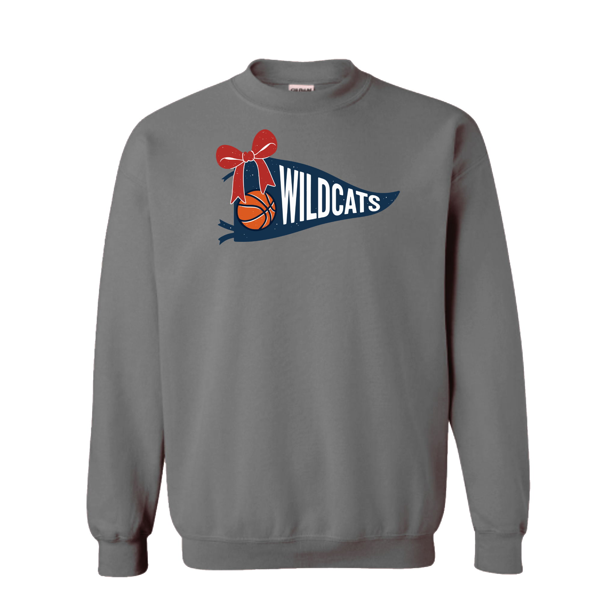 Napoleon Wildcats Pennant Flag Crewneck Sweatshirt