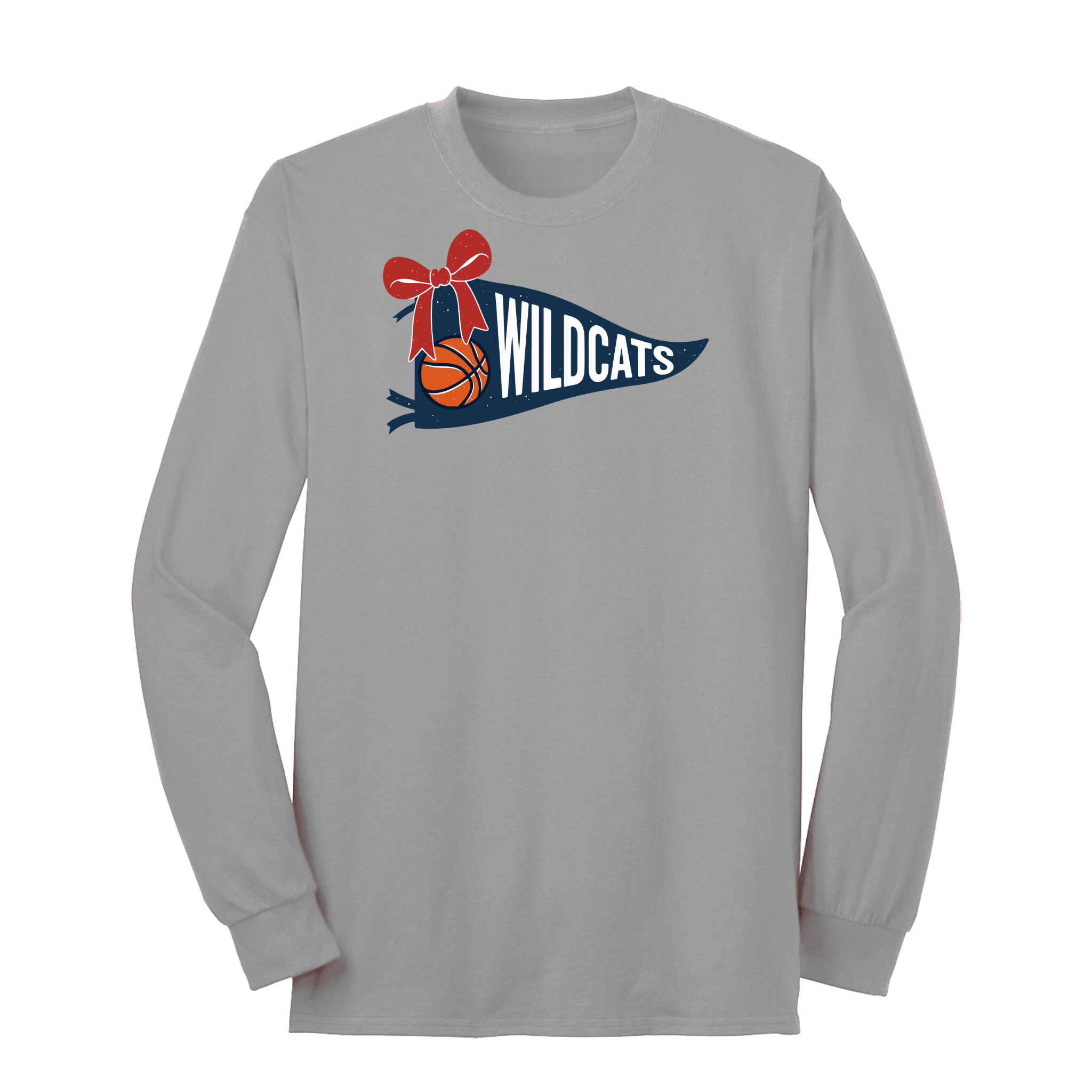 Napoleon Wildcats Pennant Flag Long Sleeve Tee