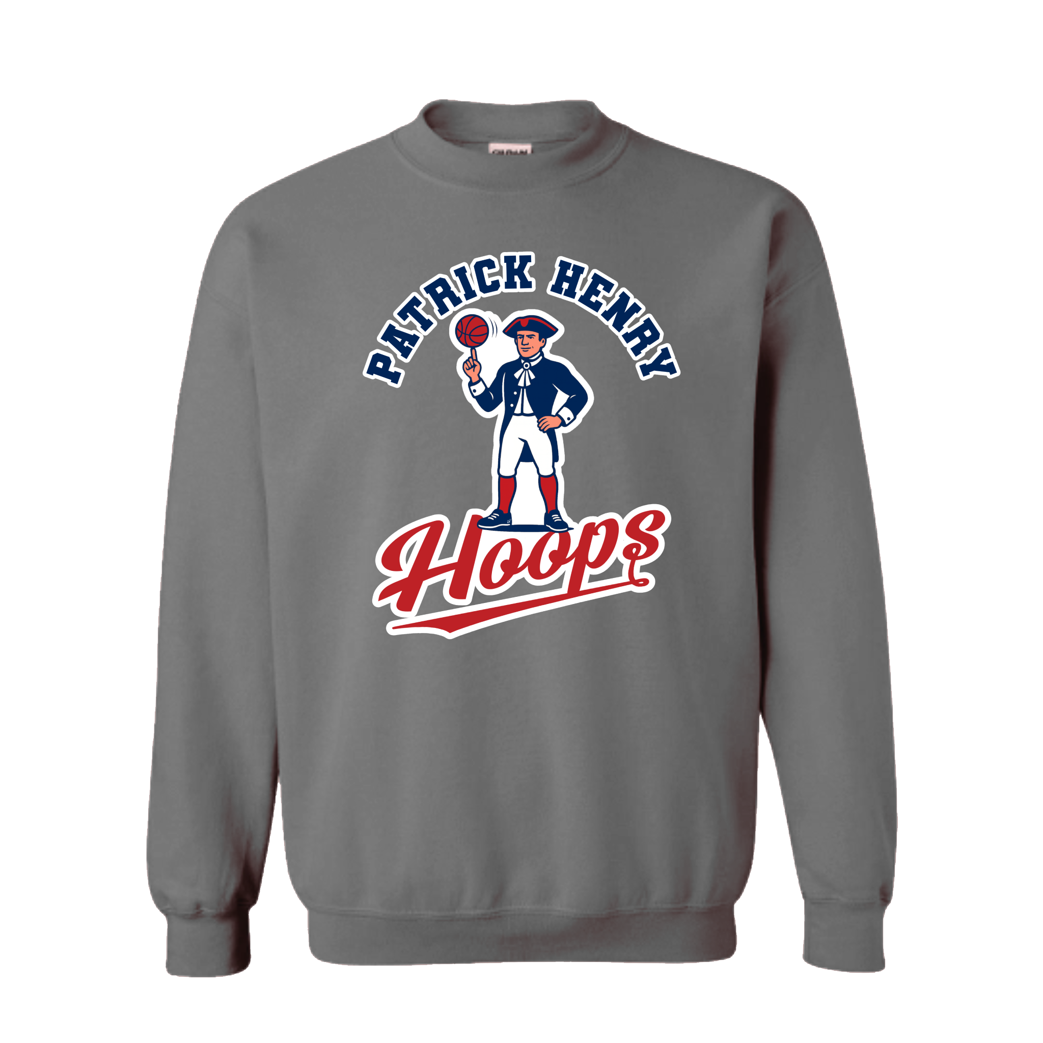 Patrick Henry Hoops Minuteman Crewneck Sweatshirt
