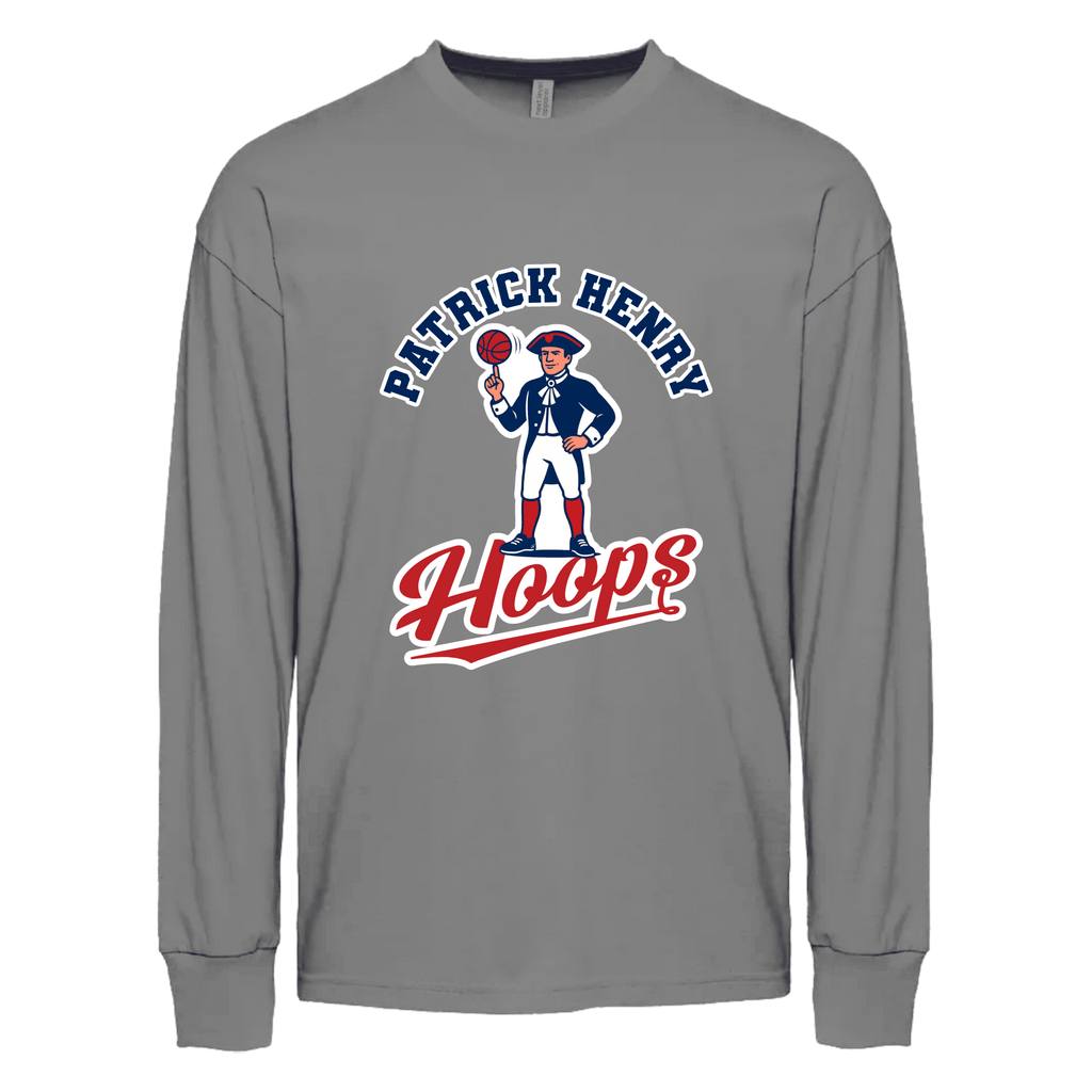 Patrick Henry Hoops Minuteman Long Sleeve Tee