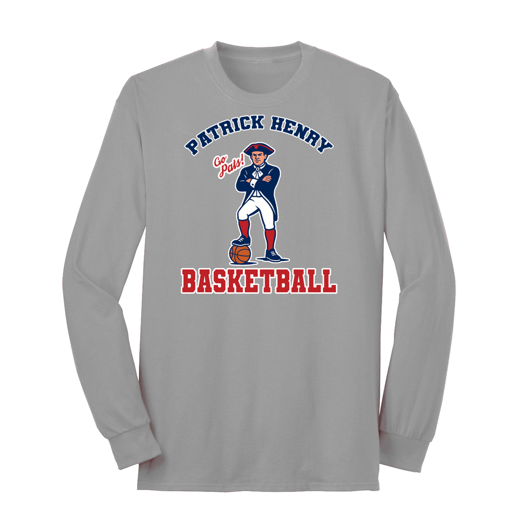 Patrick Henry Basketball Minuteman Long Sleeve Tee