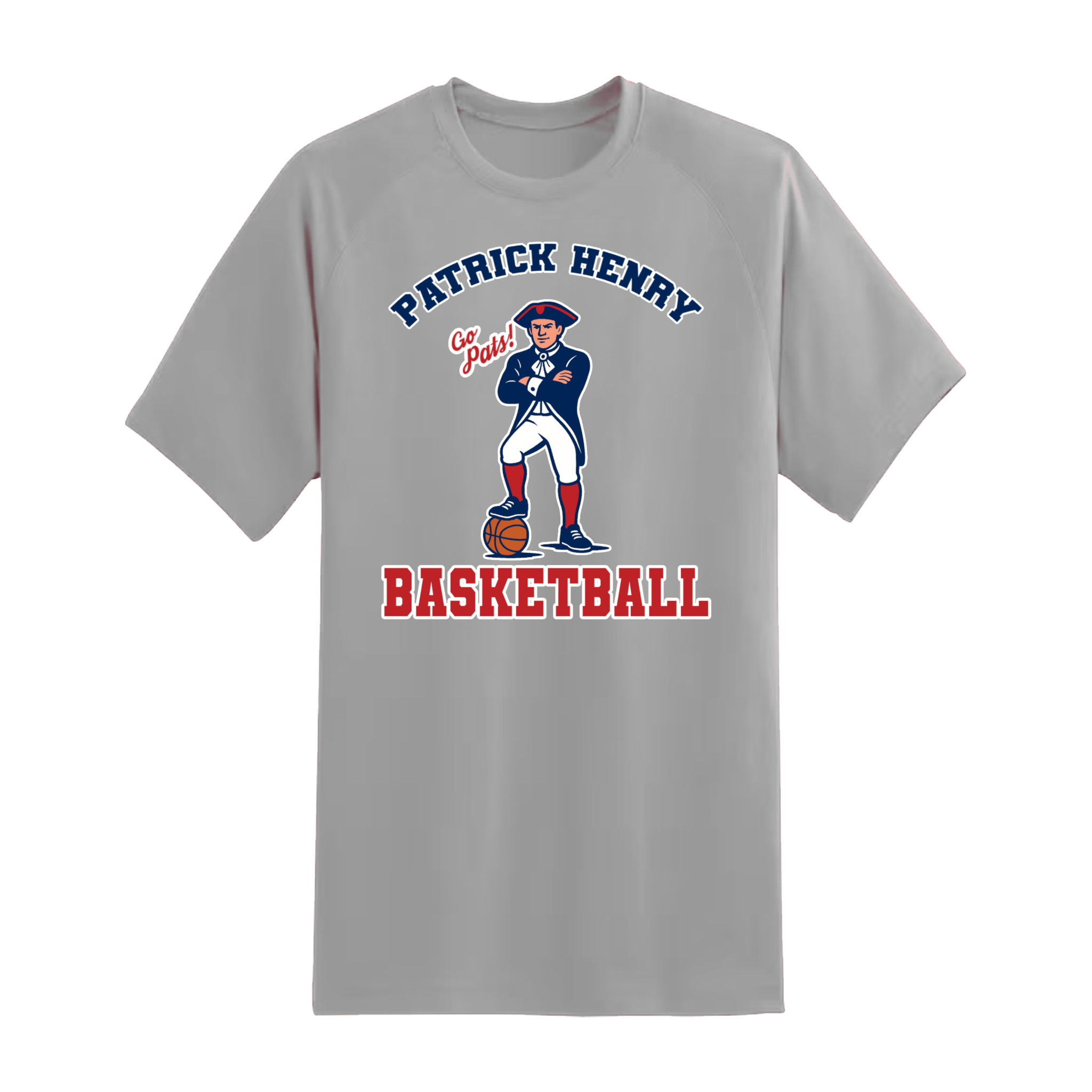 Patrick Henry Basketball Minuteman Short Sleeve Tee