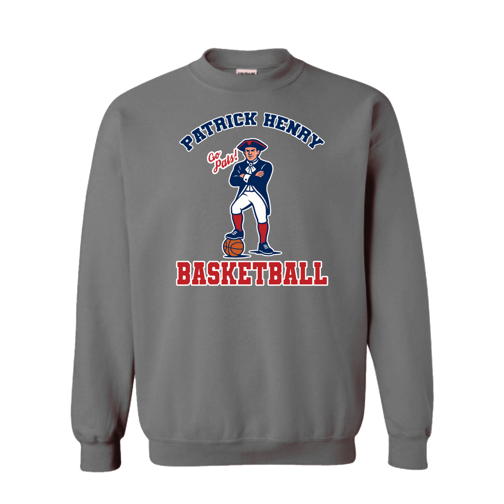Patrick Henry Basketball Minuteman Crewneck Sweatshirt