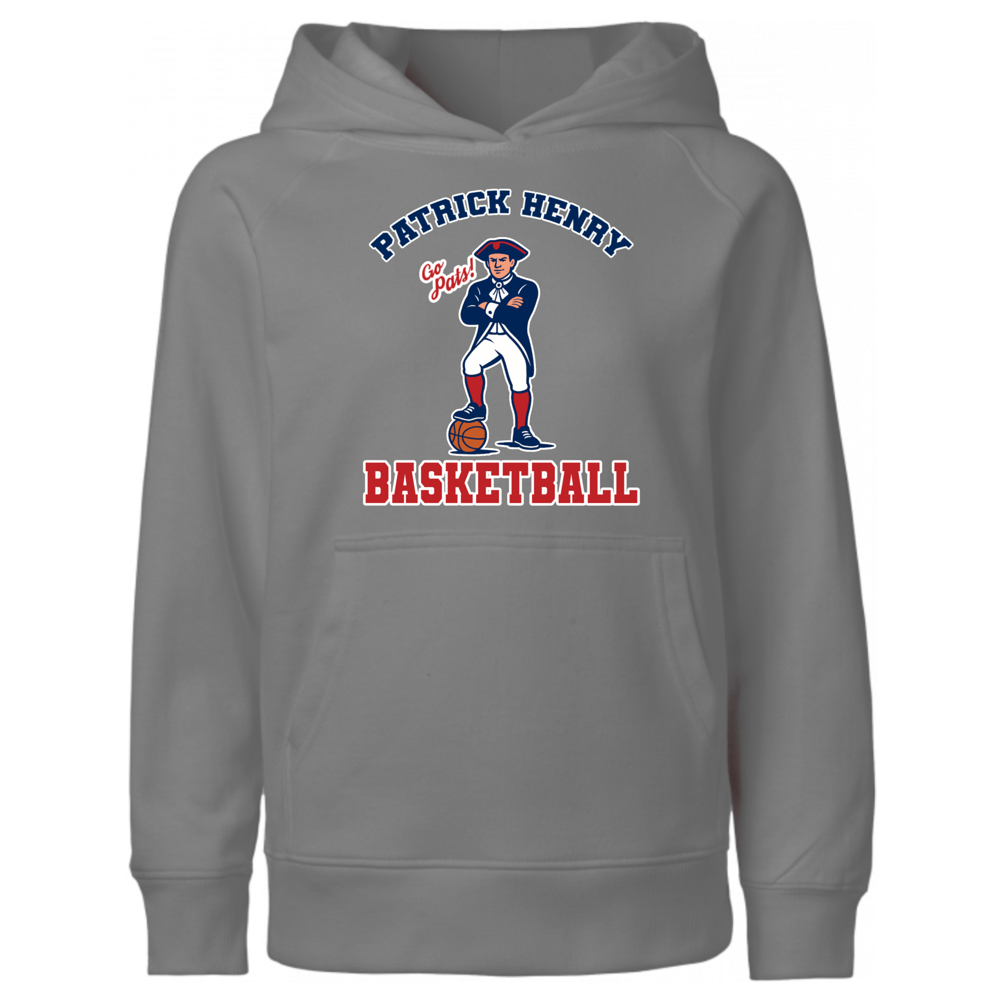 Patrick Henry Basketball Minuteman Hooded Sweatshirt