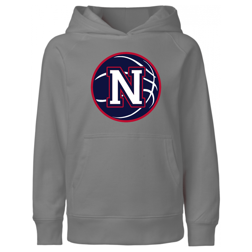 Navy Napoleon Block N Basketball Hooded Sweatshirt