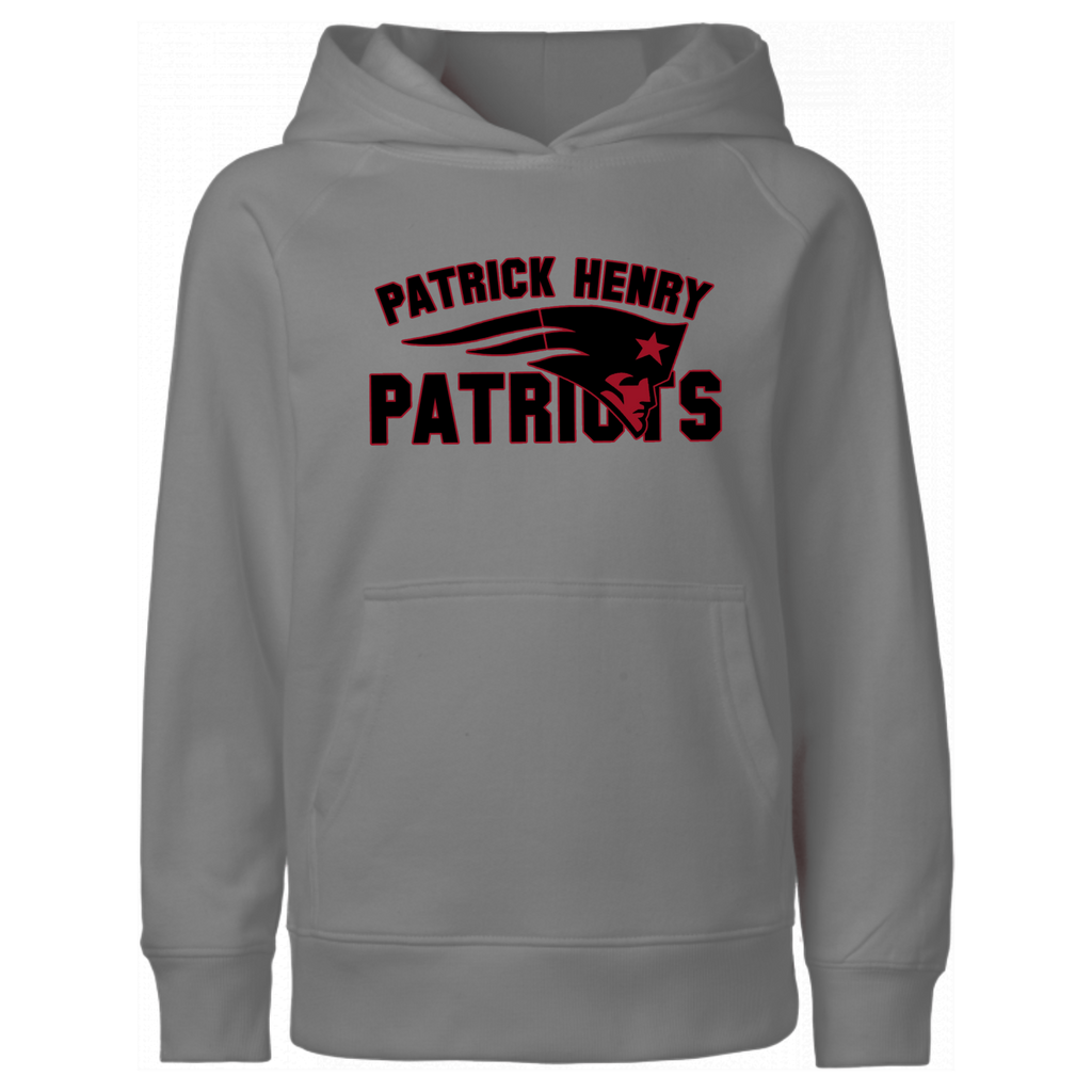 Blackout w/ Red Outline Patrick Henry Patriots Hooded Sweatshirt