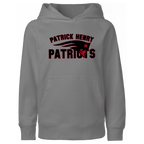Blackout w/ Red Outline Patrick Henry Patriots Hooded Sweatshirt
