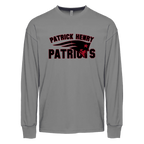 Blackout w/ Red Outline Patrick Henry Patriots Long Sleeve Tee