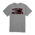 Blackout w/ Red Outline Patrick Henry Patriots Short Sleeve Tee