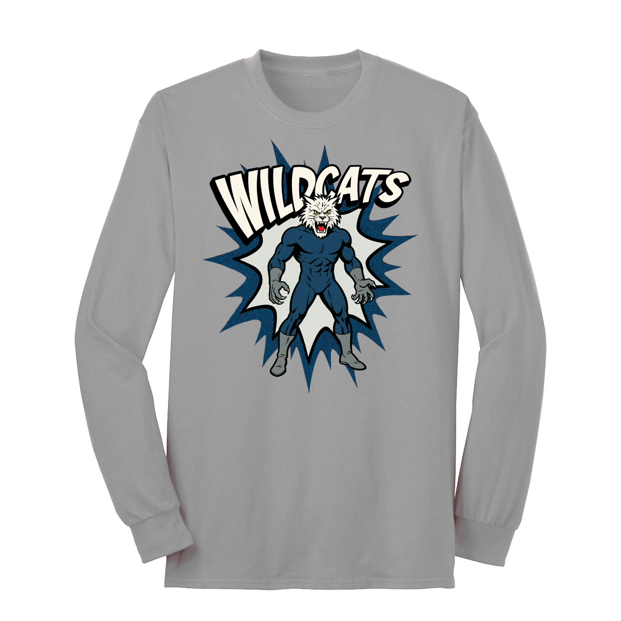 Napoleon Wildcats Comic Long Sleeve Tee