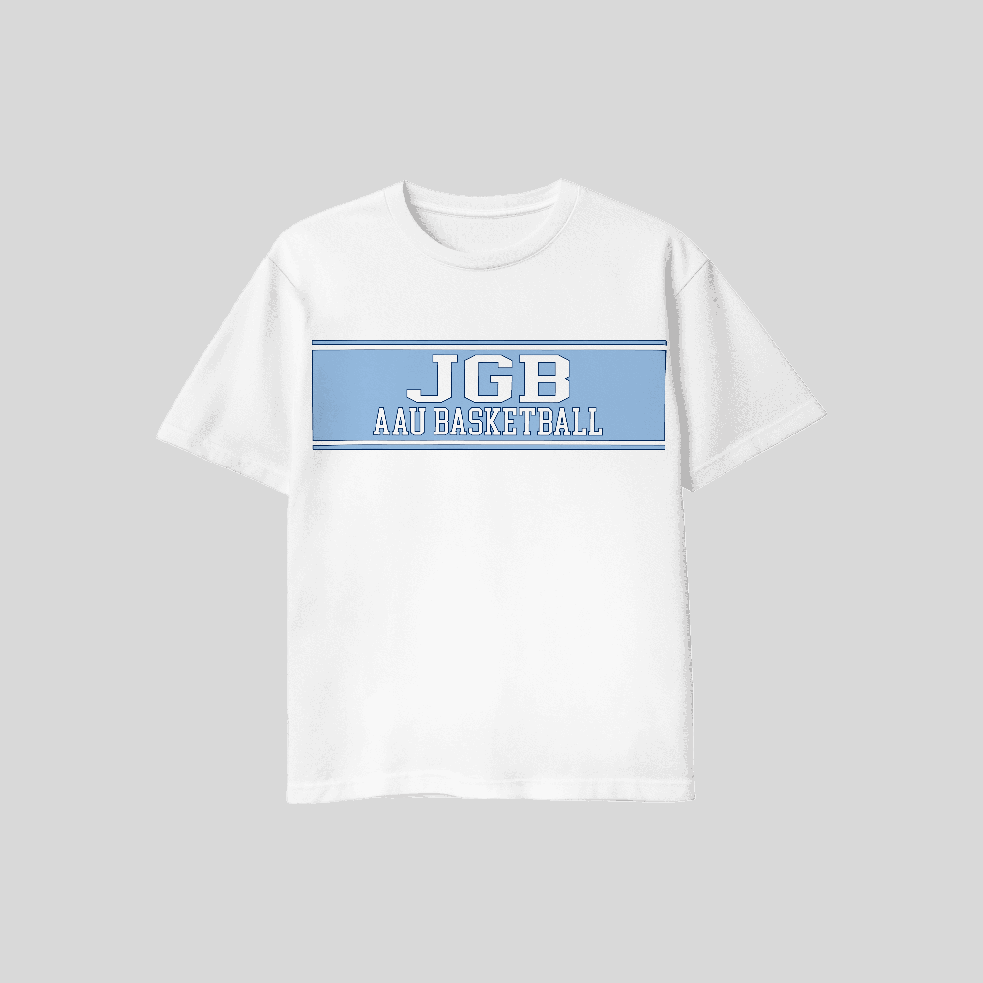 JGB AAU Knockout Text T Shirt Adult and Youth Sizes