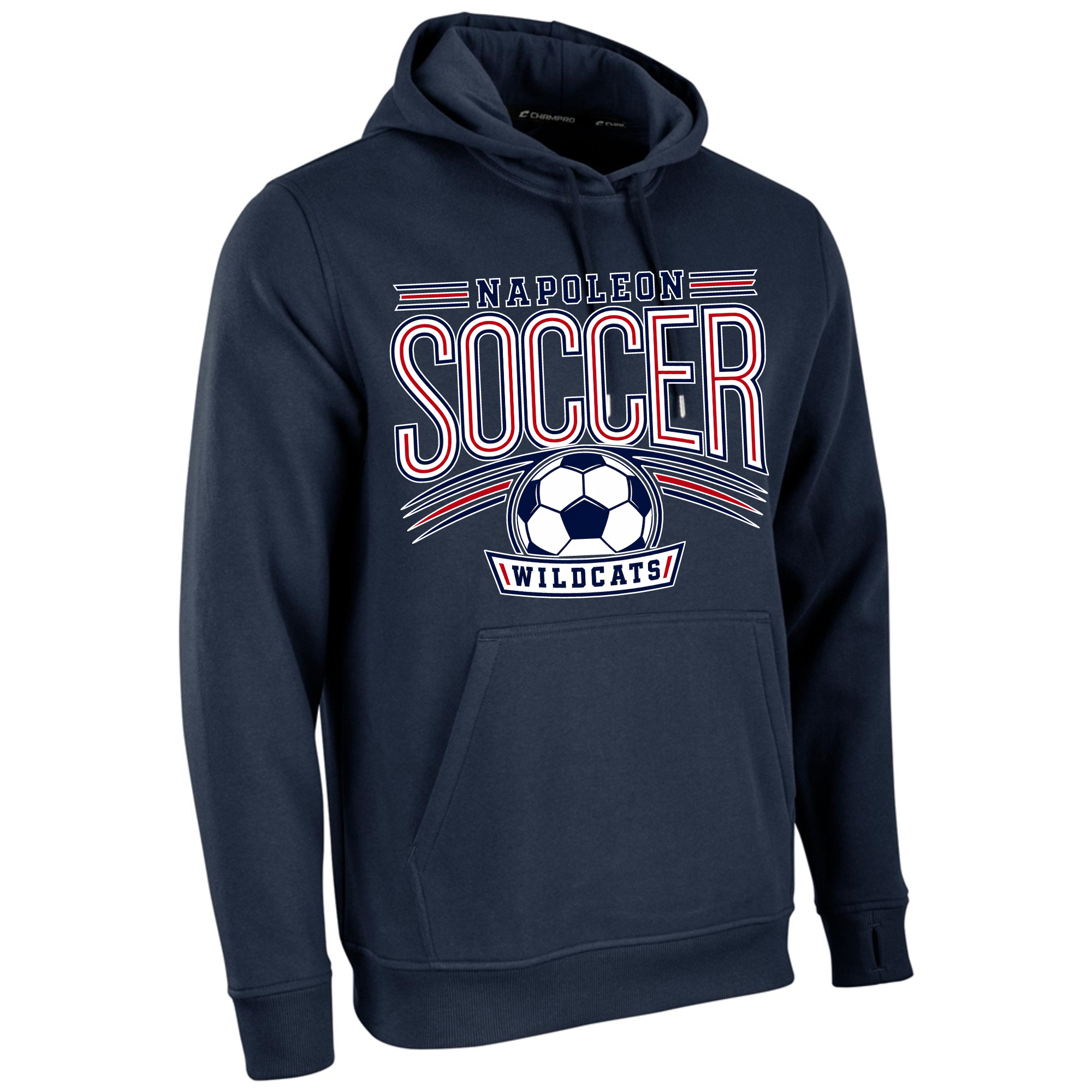 Napoleon Soccer Hoodie Design 2