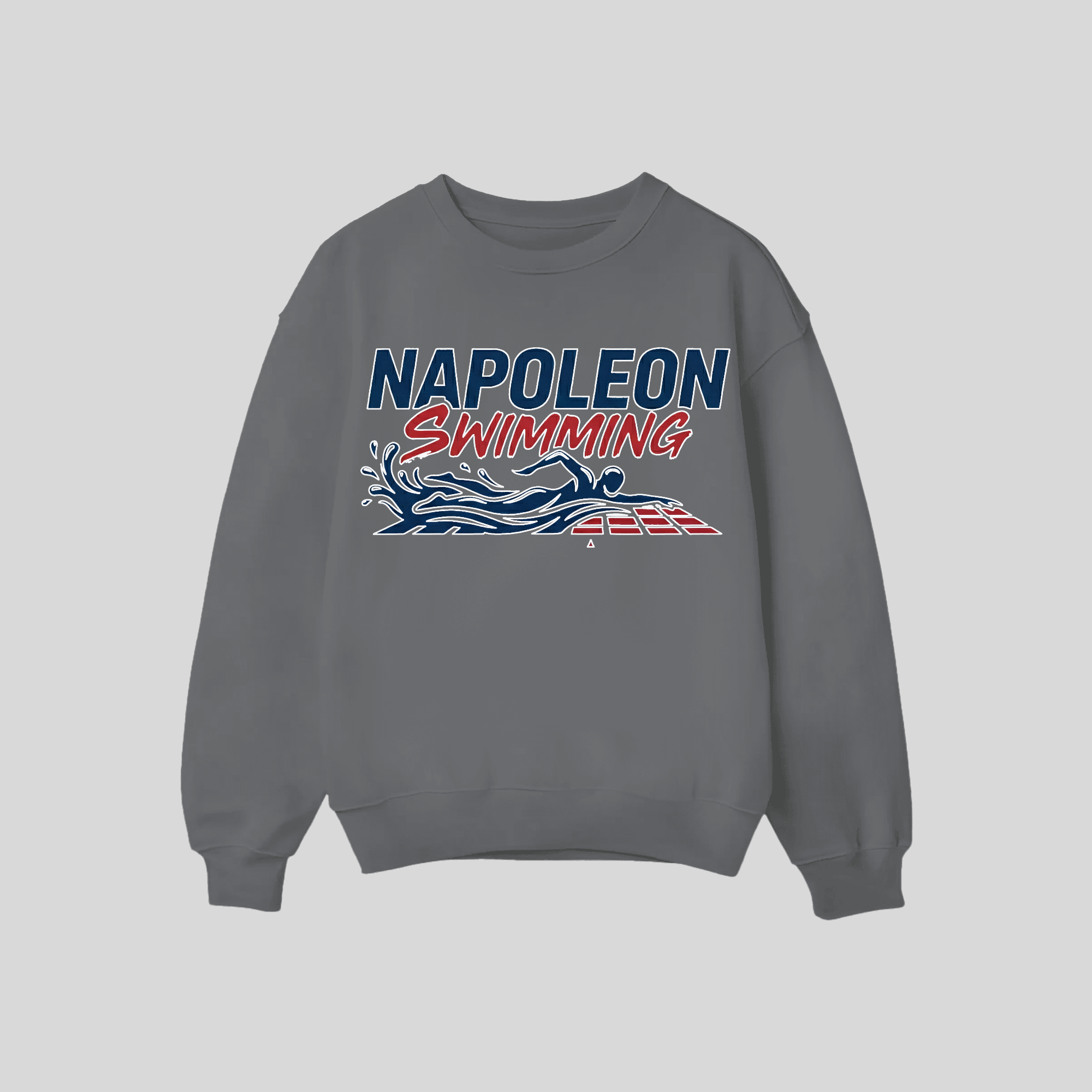 Swimming Crewneck Design 3
