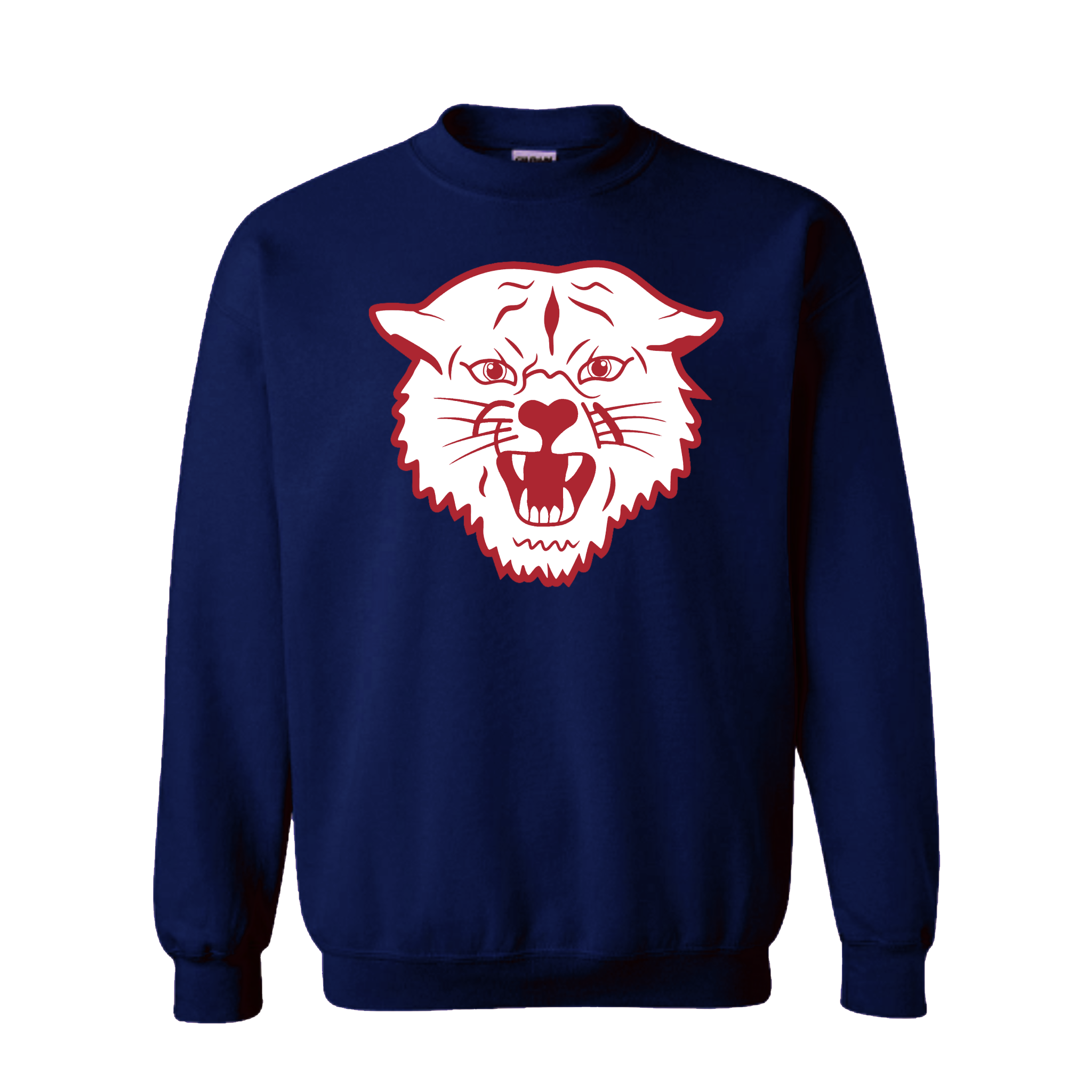 Red / White Napoleon Wildcat Crewneck Sweatshirt