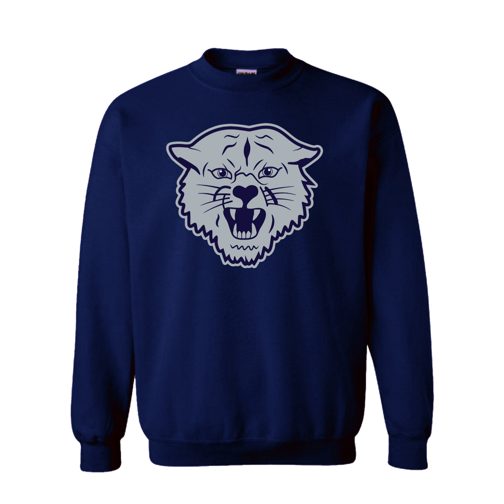 Gray / Navy Napoleon Wildcat Crewneck Sweatshirt
