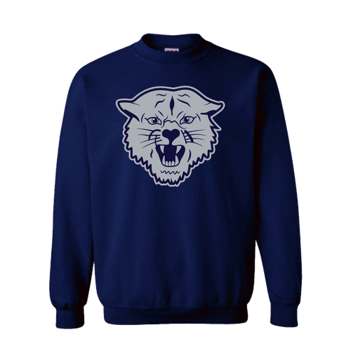 Gray / Navy Napoleon Wildcat Crewneck Sweatshirt
