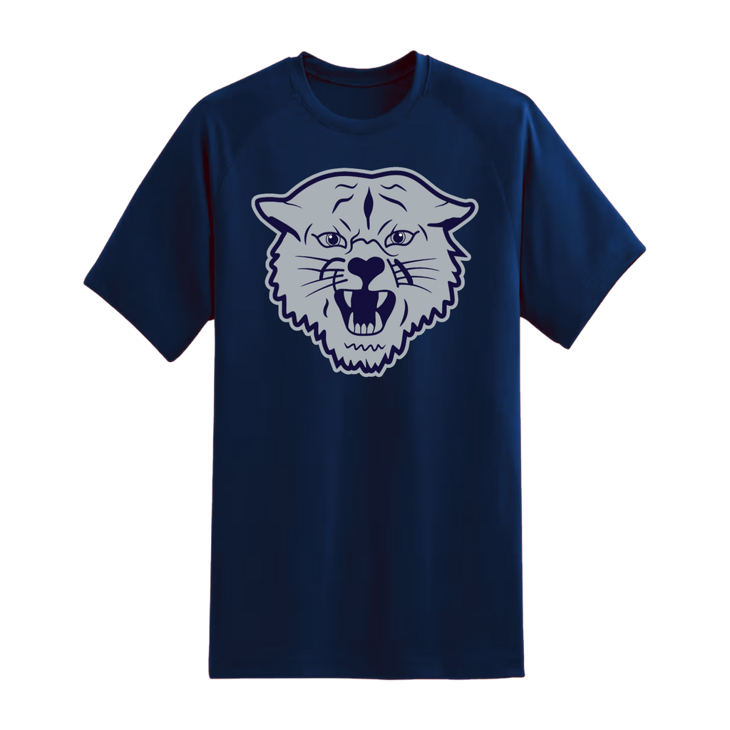 Gray / Navy Napoleon Wildcat Short Sleeve Tee