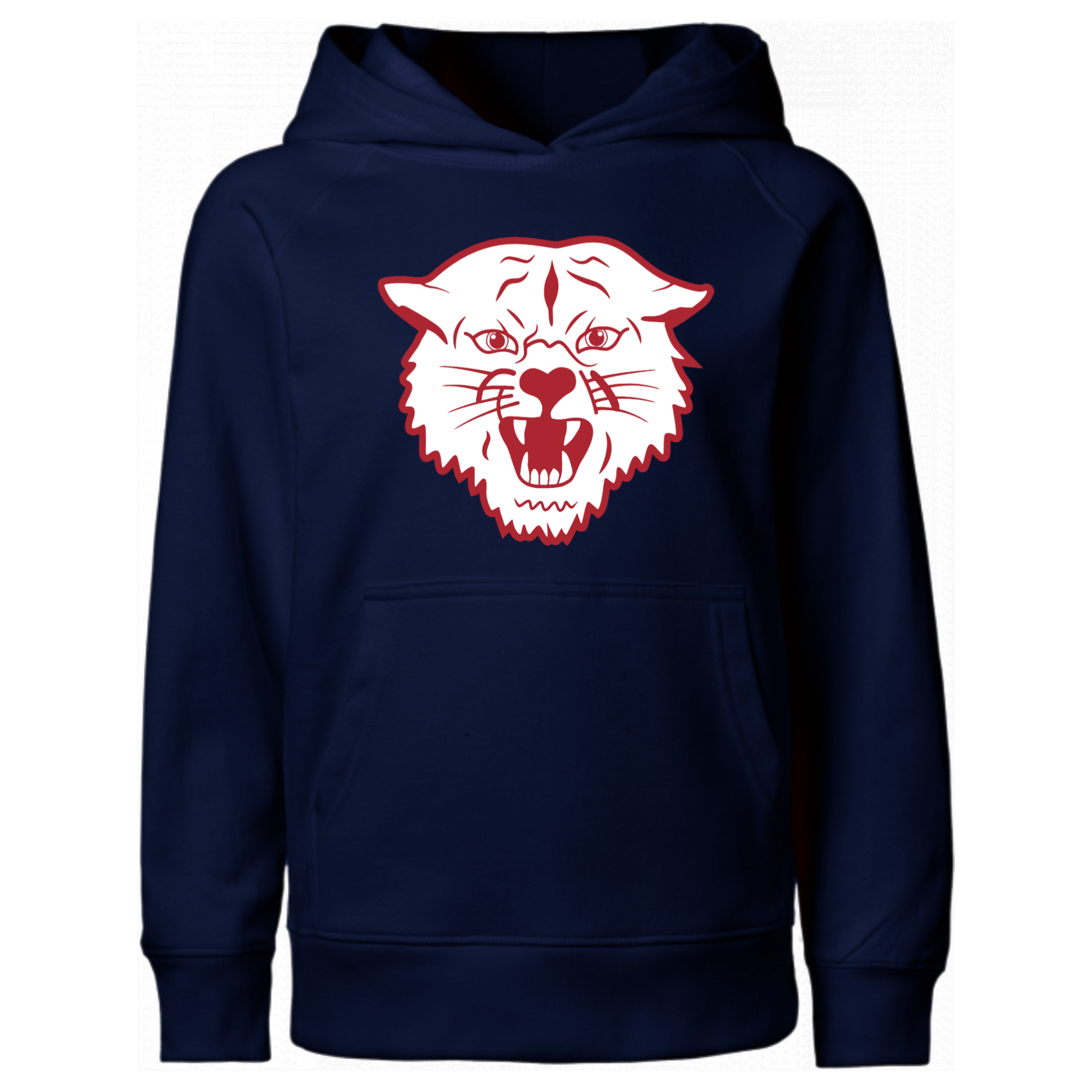 Red / White Napoleon Wildcat Hooded Sweatshirt
