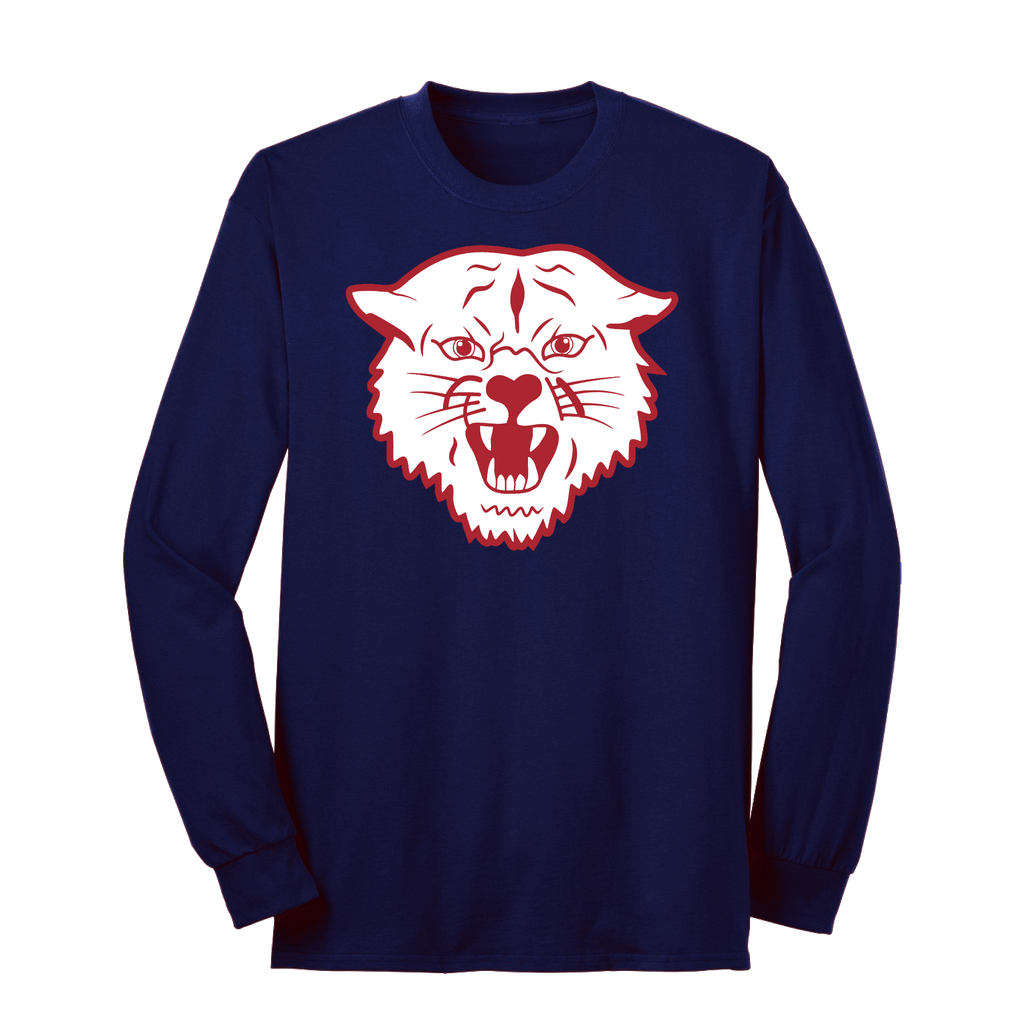 Red / White Napoleon Wildcat Long Sleeve Tee
