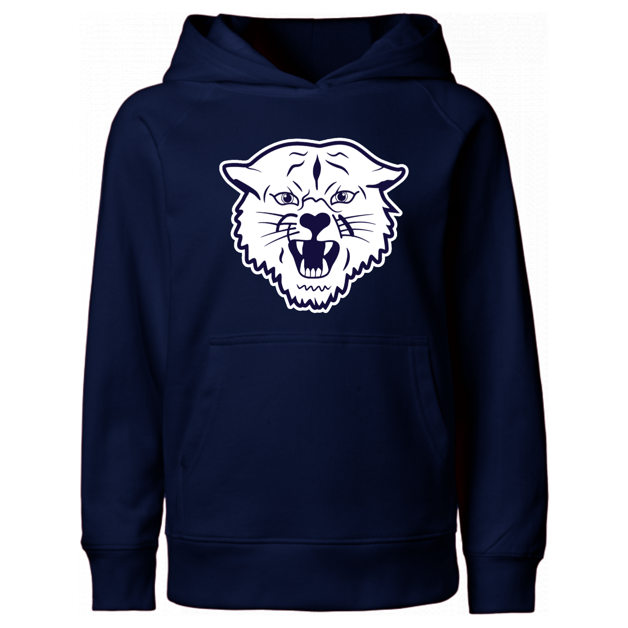 Navy / White Napoleon Wildcat Hooded Sweatshirt