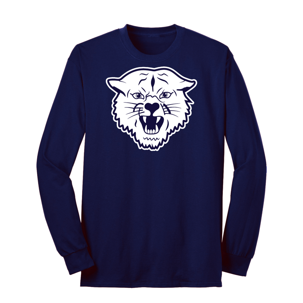 Navy / White Napoleon Wildcat  Long Sleeve Tee