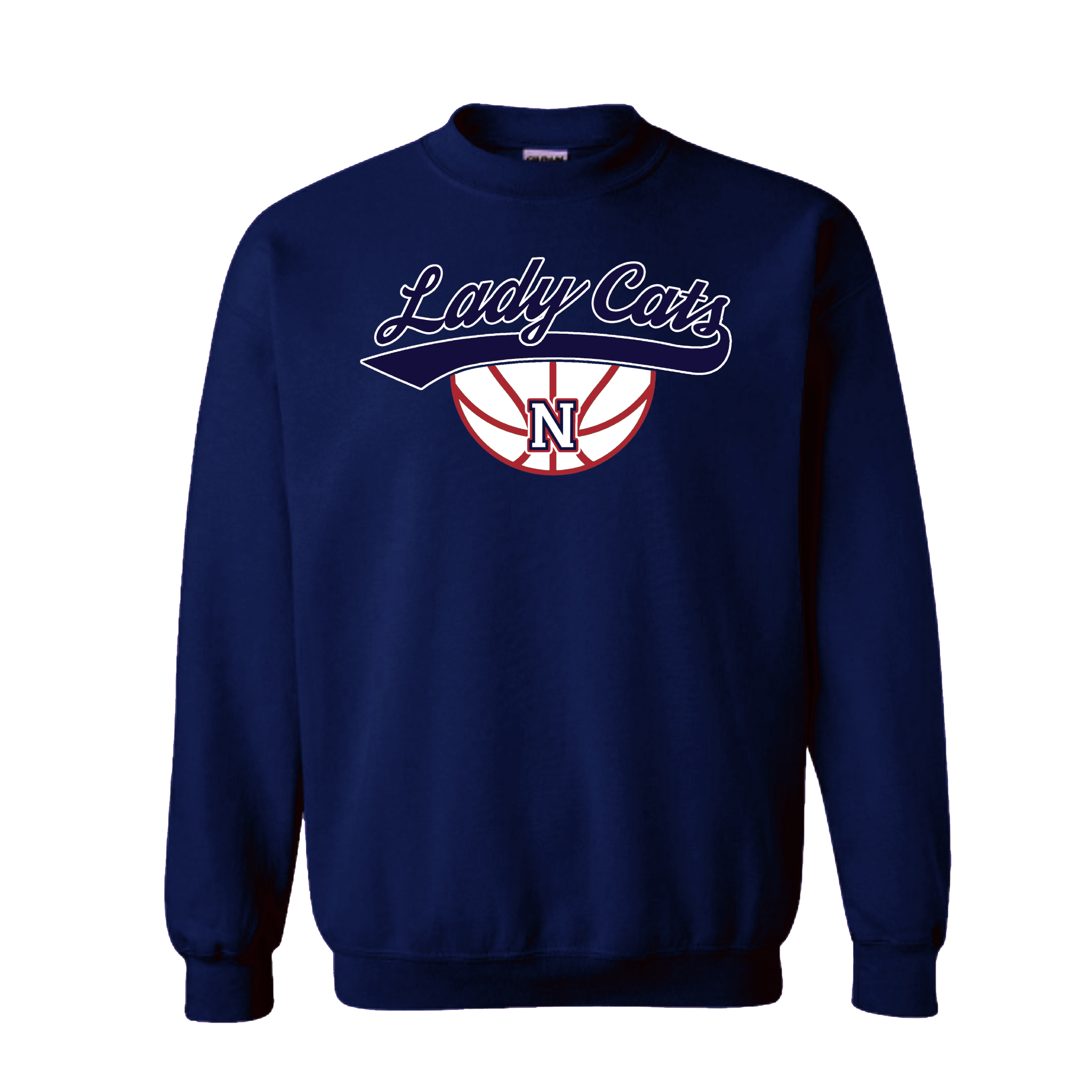 Napoleon Lady Cats Basketball Crewneck Sweatshirt