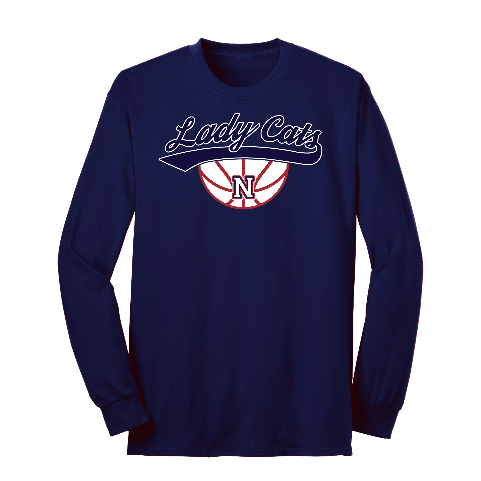 Napoleon Lady Cats Basketball Long Sleeve Tee
