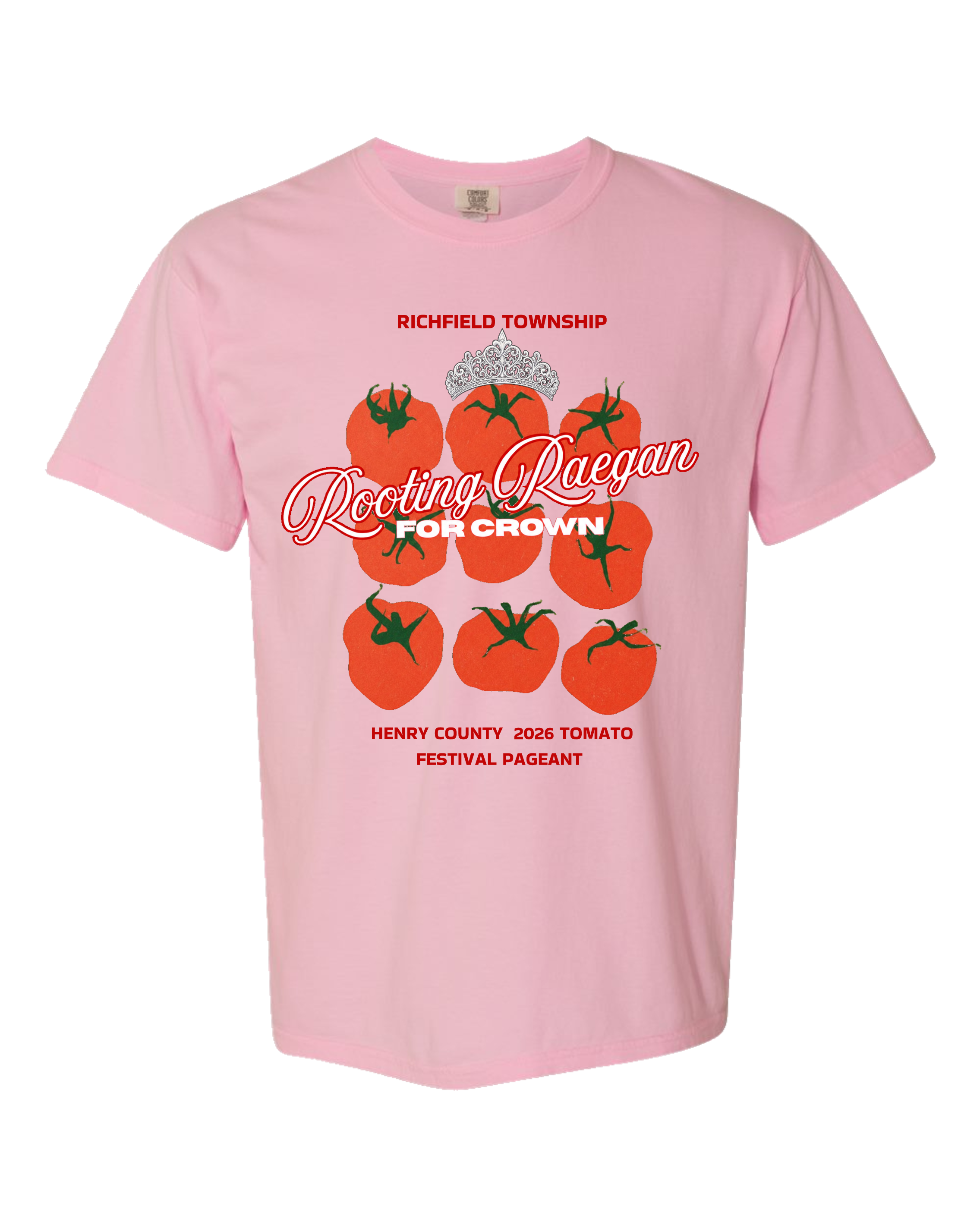 Rooting for Raegan Pageant T Shirt Youth and Adult Sizing