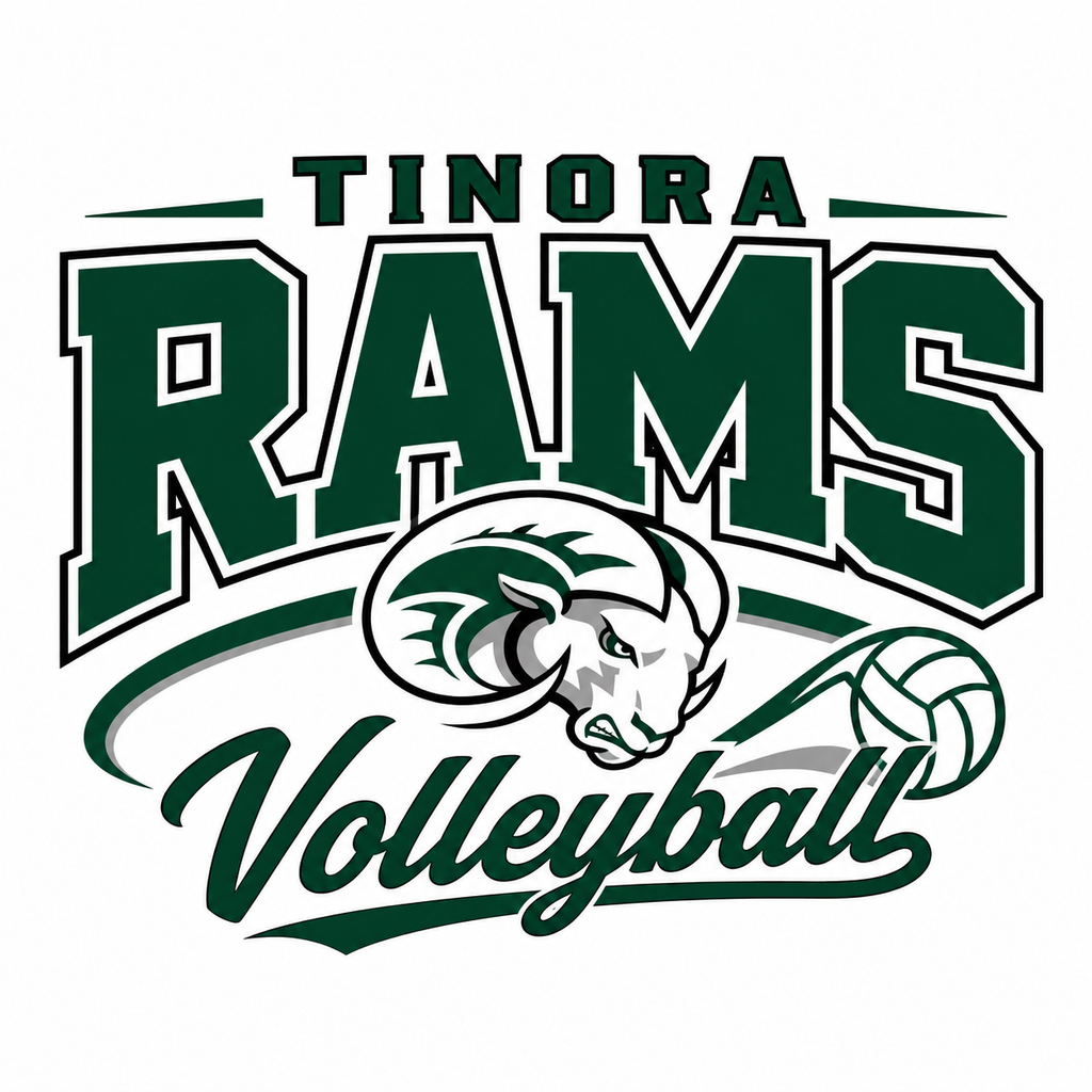 Tinora Rams Volleyball Womens T shirt Design 3