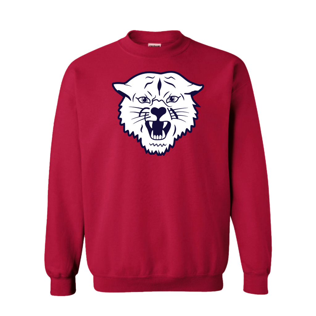 Navy / White Napoleon Wildcat  Crewneck Sweatshirt
