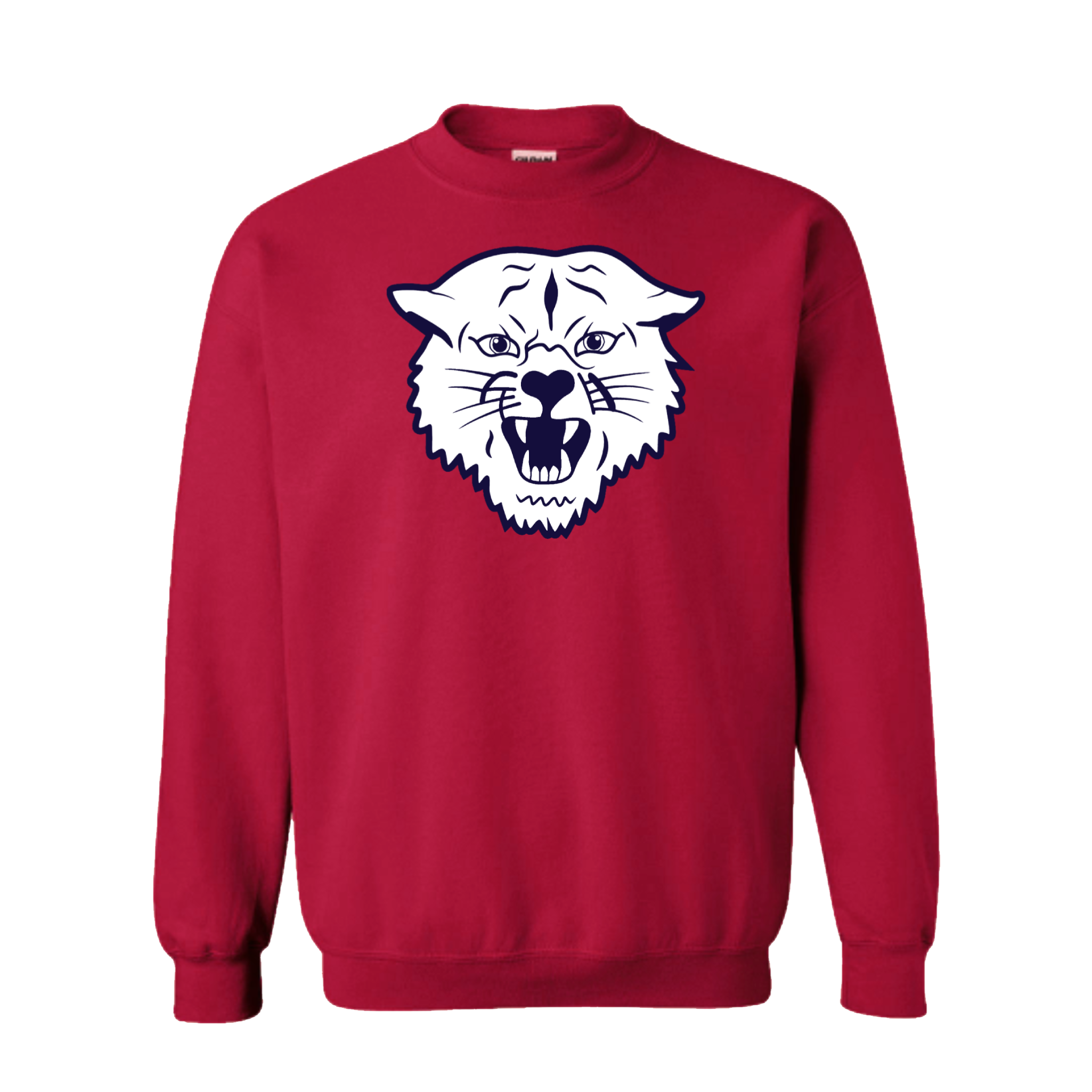 Navy / White Napoleon Wildcat  Crewneck Sweatshirt