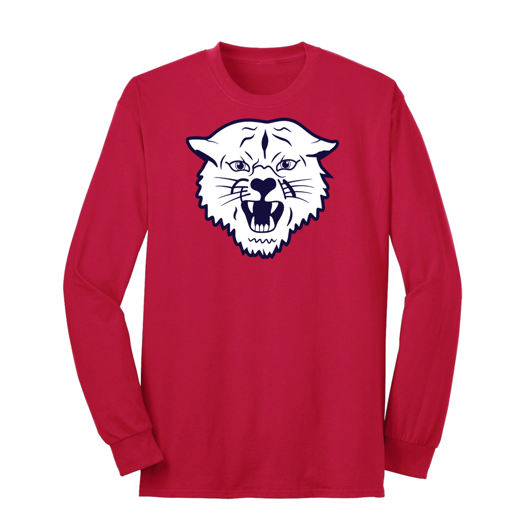 Navy / White Napoleon Wildcat  Long Sleeve Tee