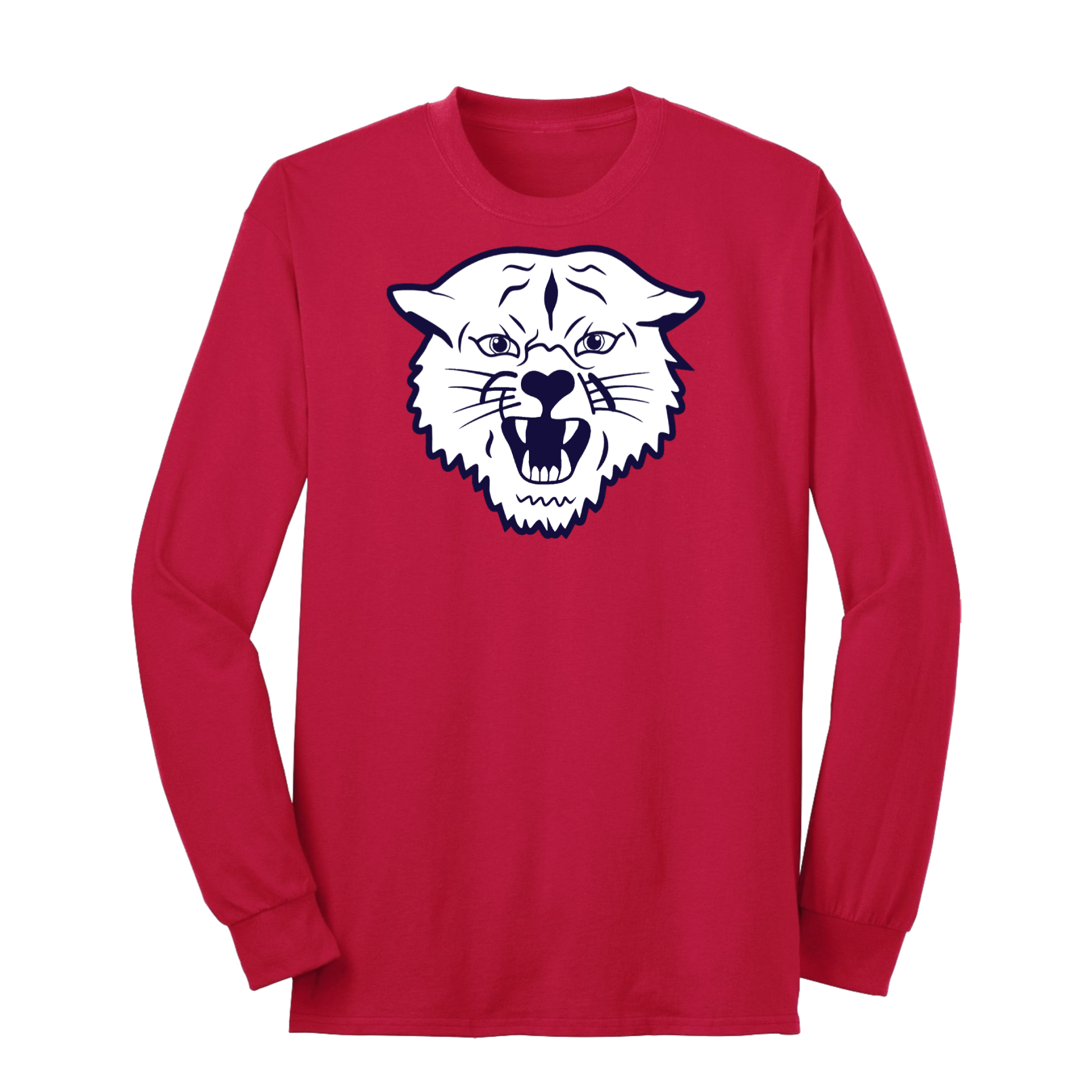 Navy / White Napoleon Wildcat  Long Sleeve Tee