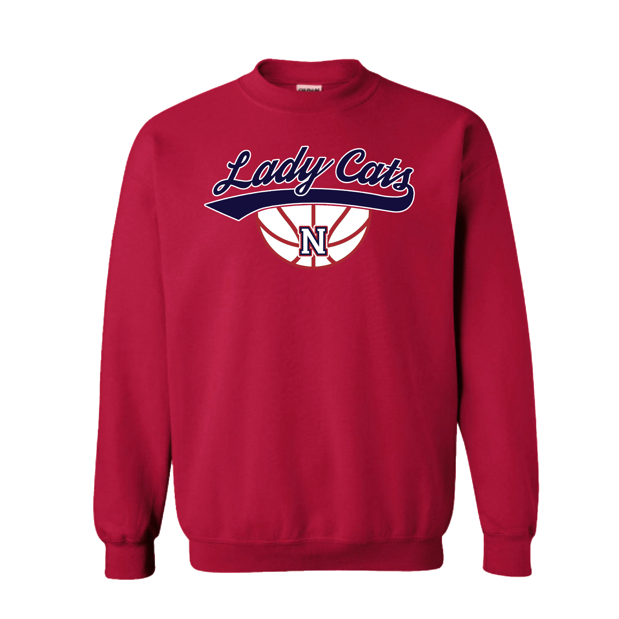 Napoleon Lady Cats Basketball Crewneck Sweatshirt
