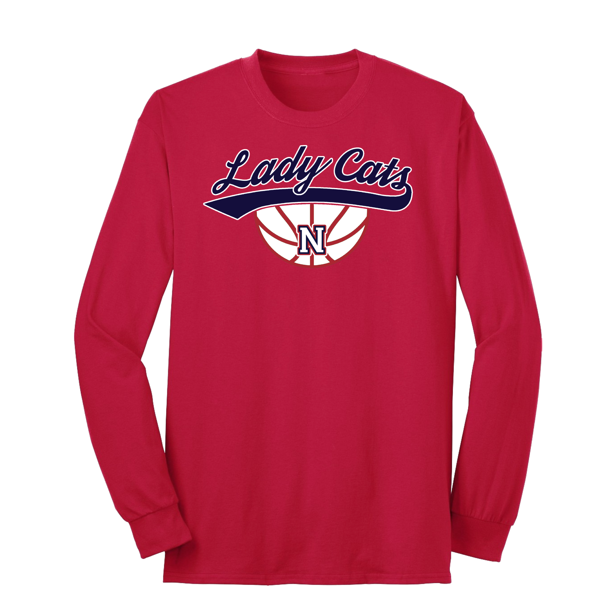 Napoleon Lady Cats Basketball Long Sleeve Tee