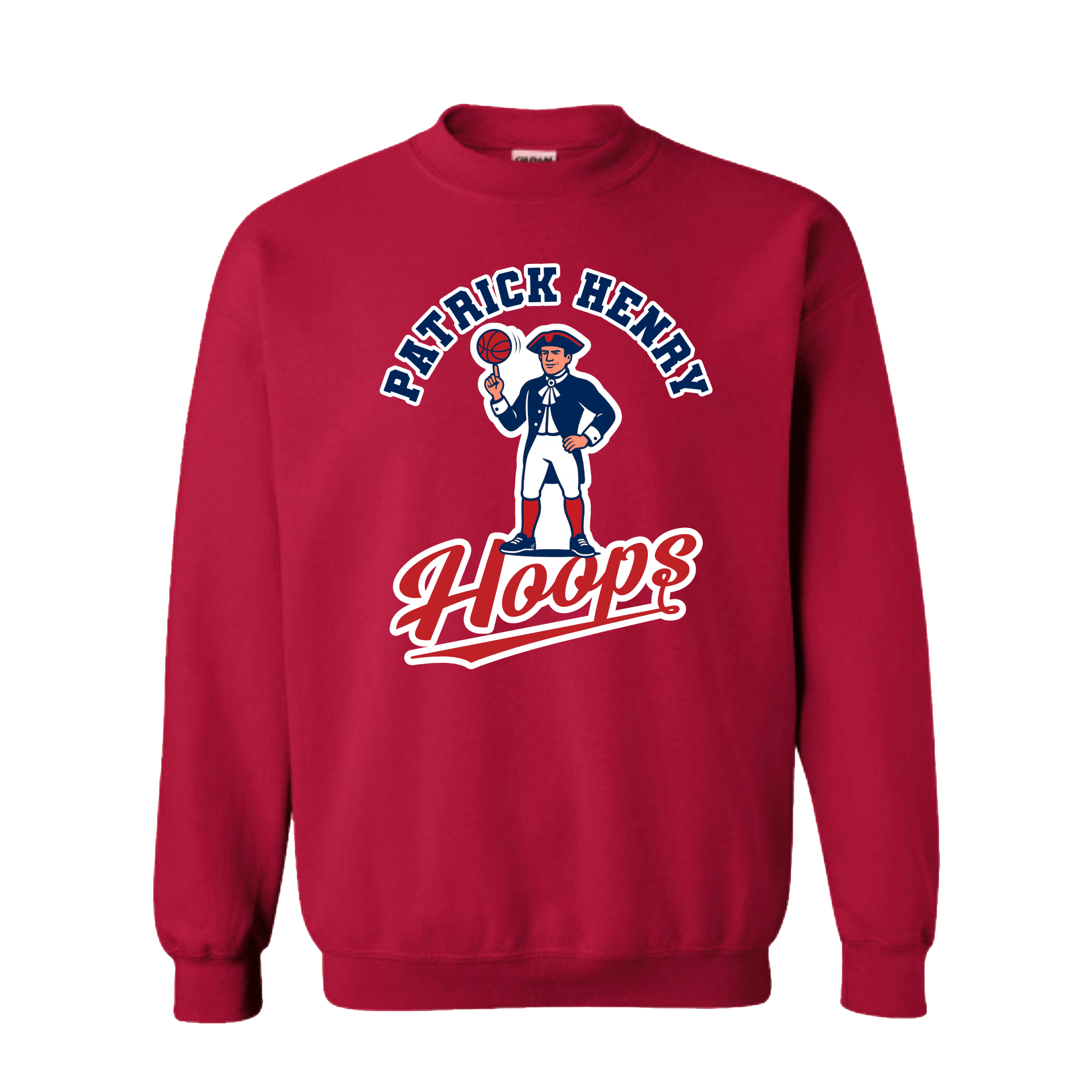 Patrick Henry Hoops Minuteman Crewneck Sweatshirt