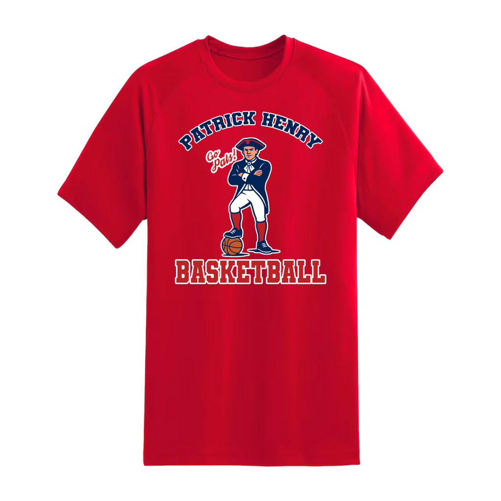 Patrick Henry Basketball Minuteman Short Sleeve Tee