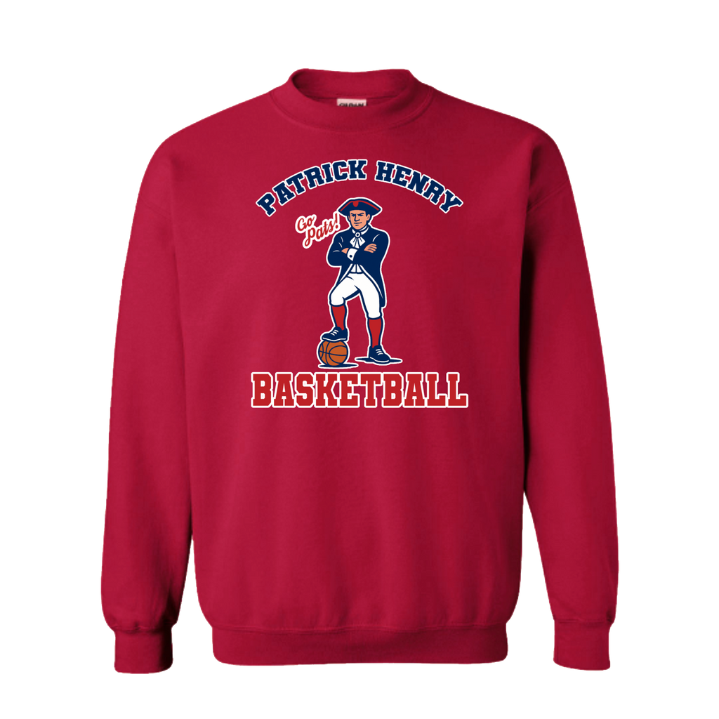 Patrick Henry Basketball Minuteman Crewneck Sweatshirt