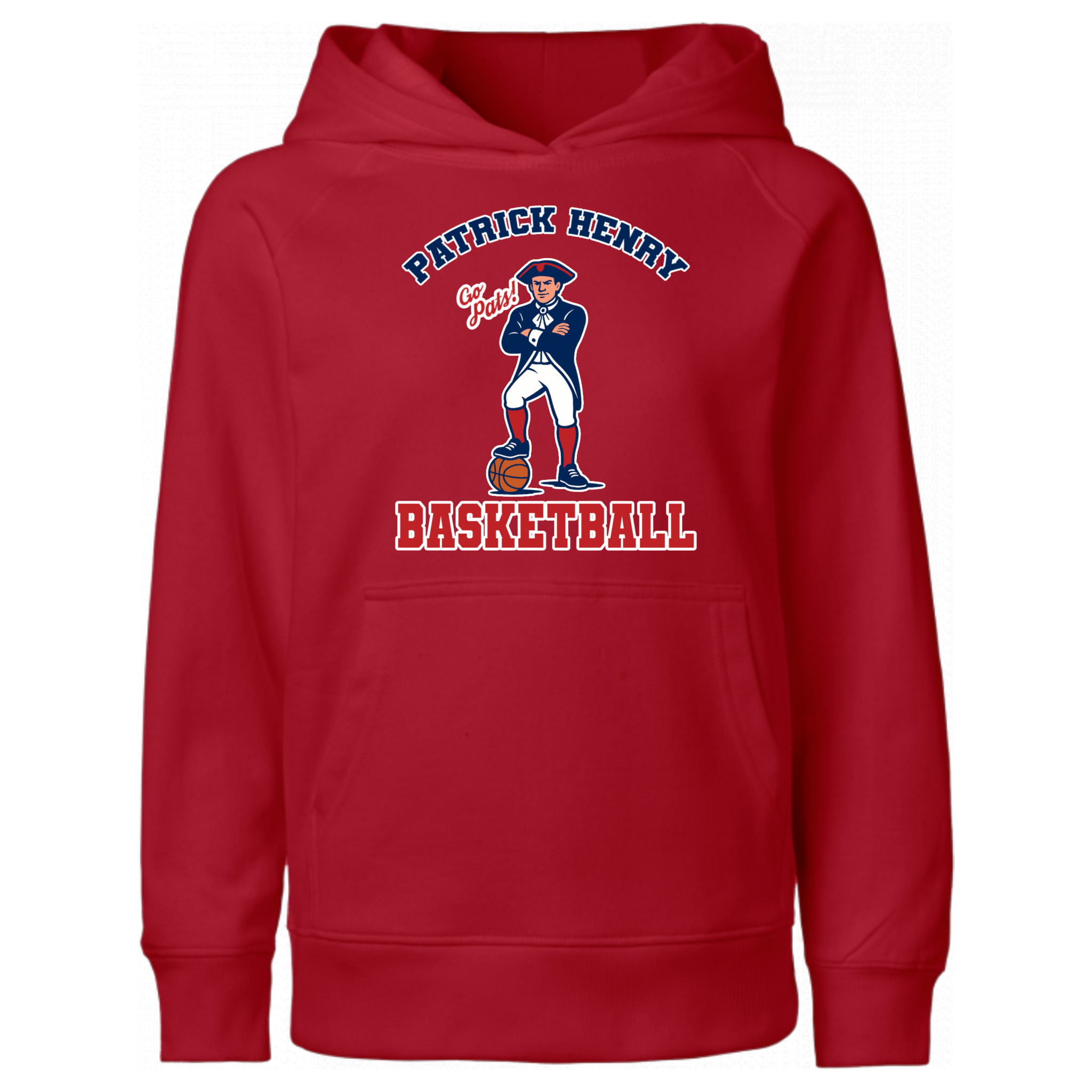 Patrick Henry Basketball Minuteman Hooded Sweatshirt
