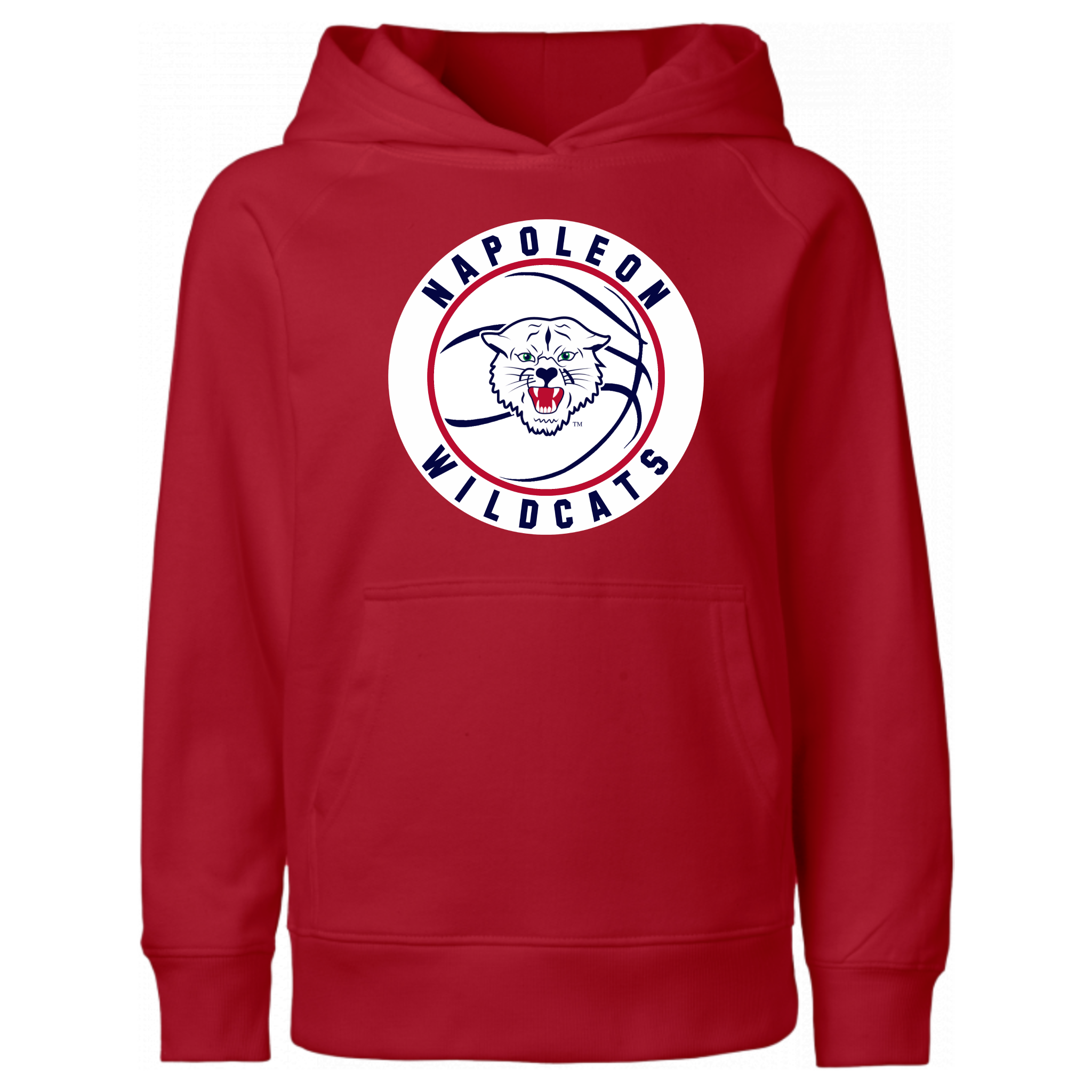 Napoleon Wildcats Basketball Hooded Sweatshirt