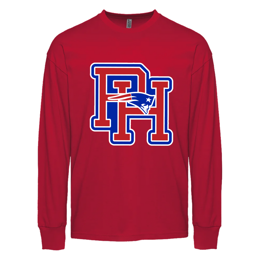 Patrick Henry Patriots Logo Combo Long Sleeve Tee