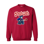 Patriots Minuteman Basketball Cannon Crewneck Sweatshirt
