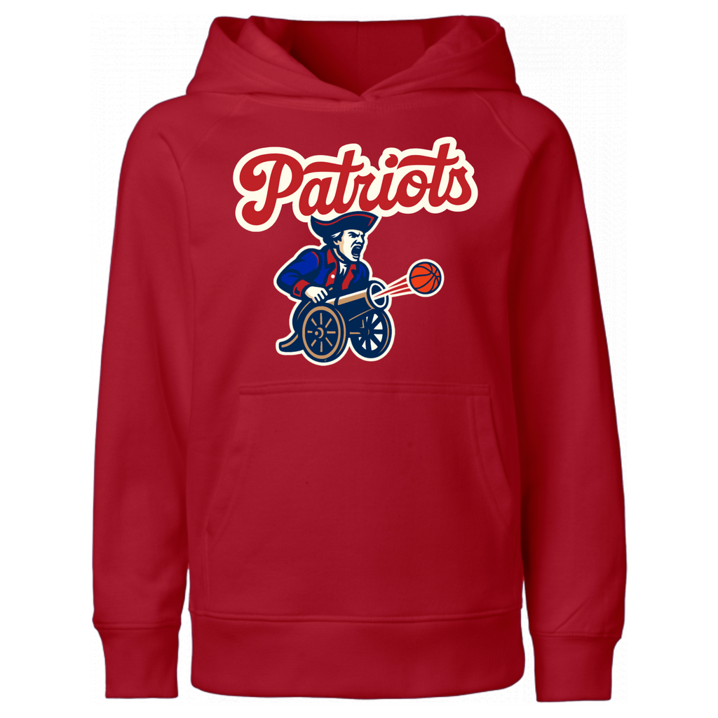 Patriots Minuteman Basketball Canon Hooded Sweatshirt