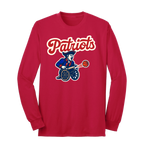 Patriots Minuteman Basketball Cannon Long Sleeve Tee