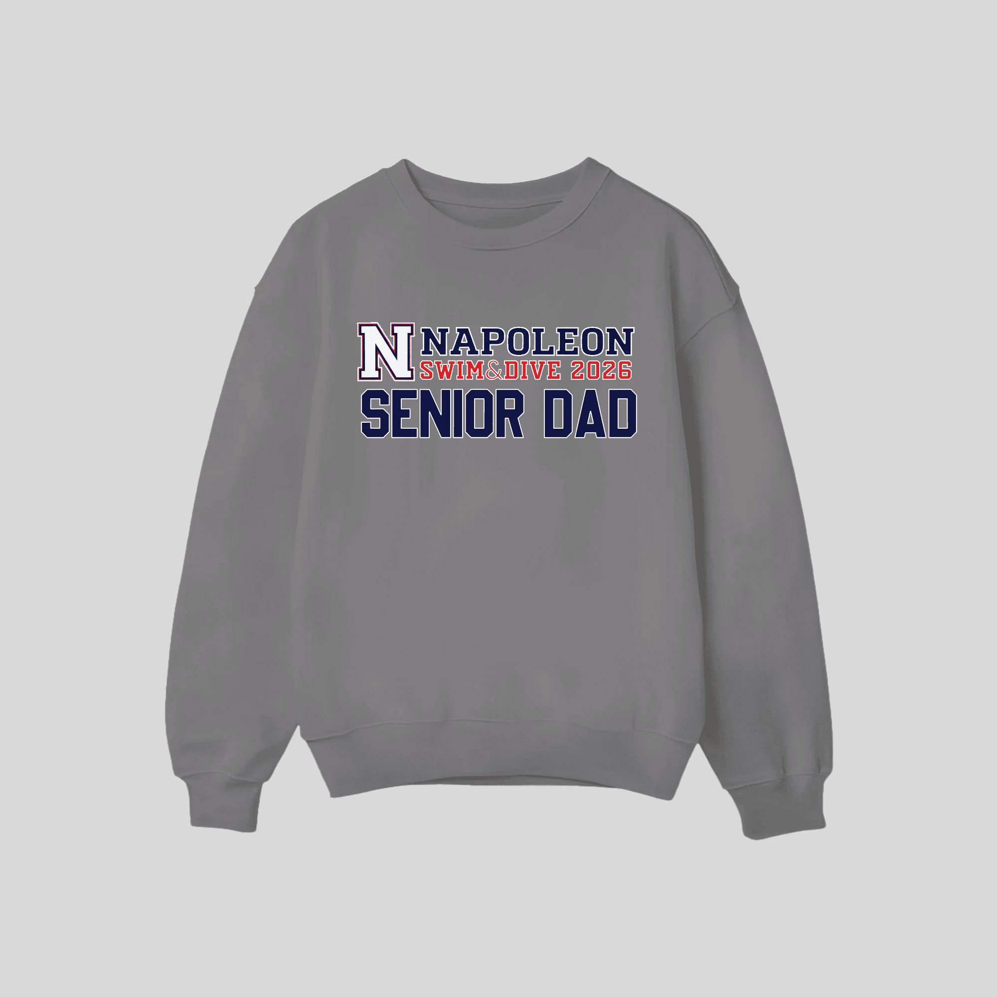 Senior Dad Swim and Dive Crewneck