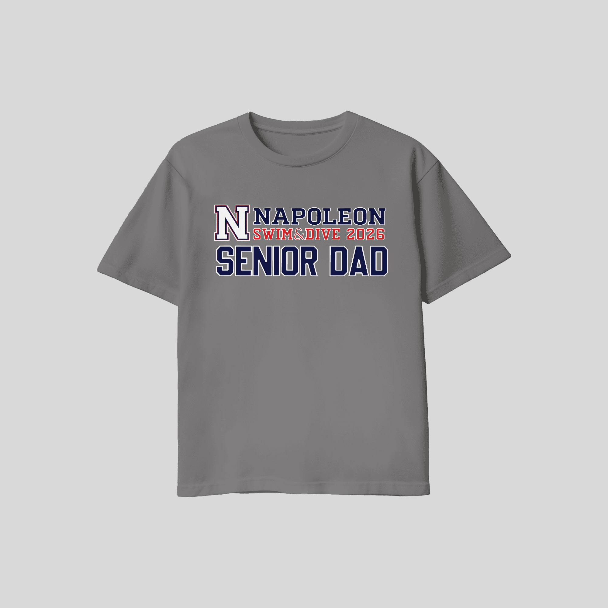 Senior Dad Swim and Dive T Shirt