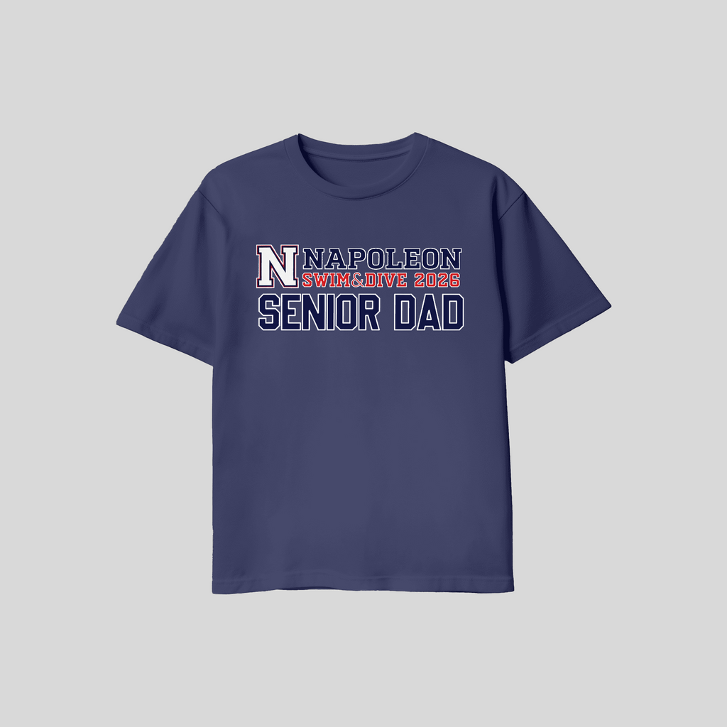 Senior Dad Swim and Dive T Shirt