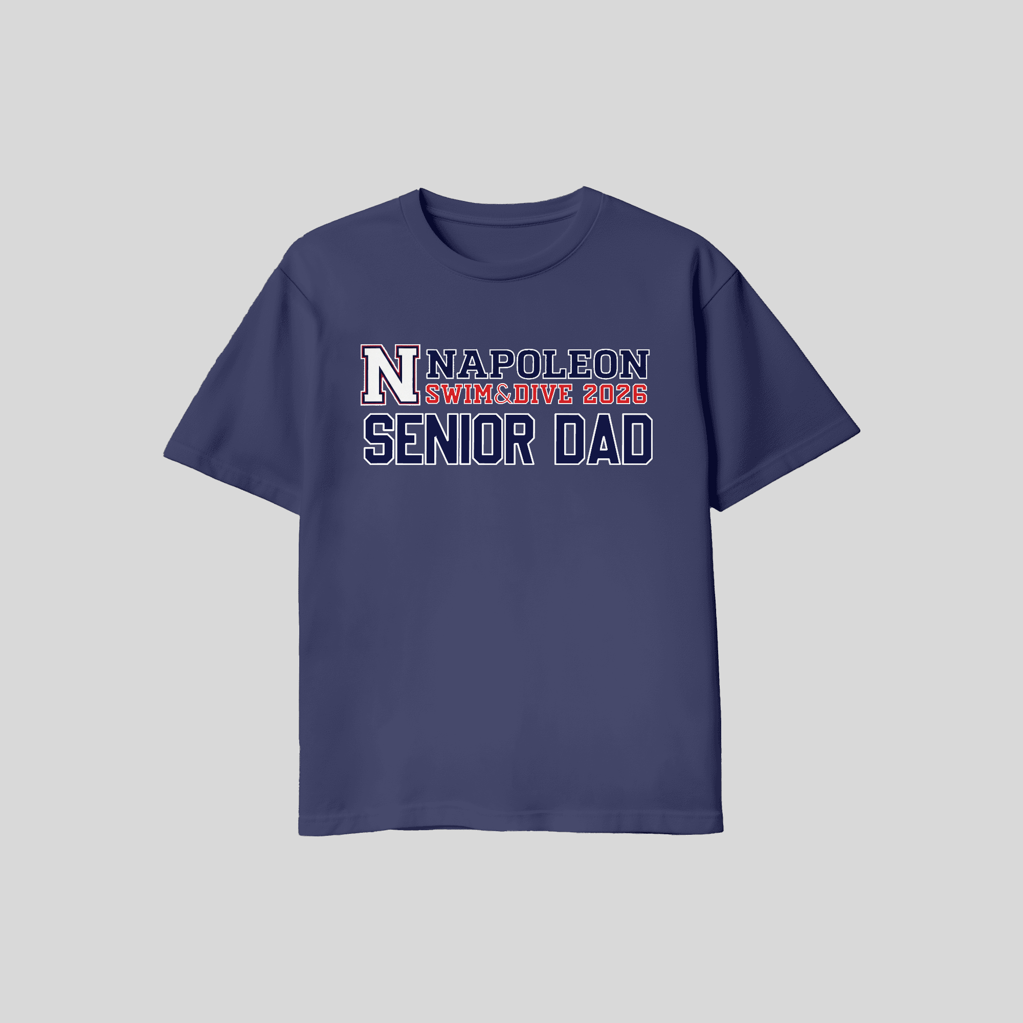 Senior Dad Swim and Dive T Shirt