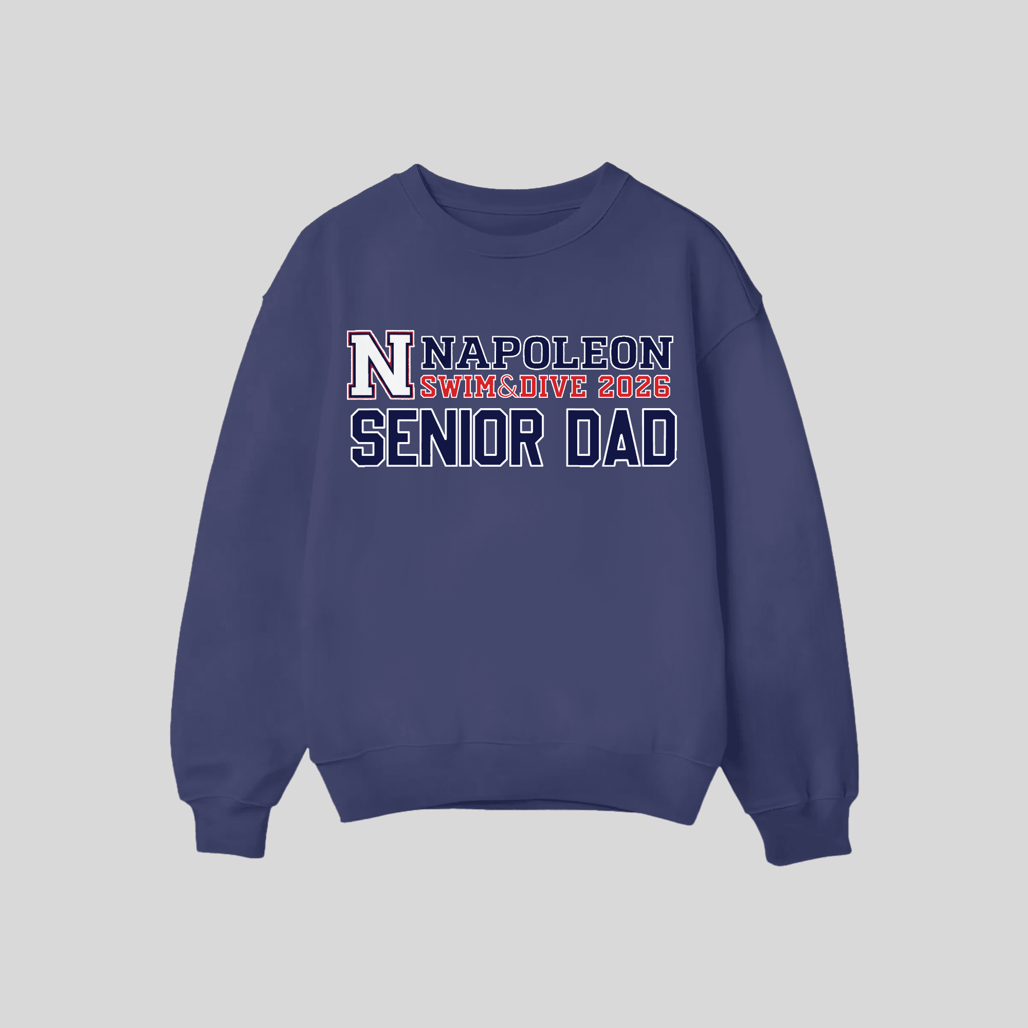 Senior Dad Swim and Dive Crewneck