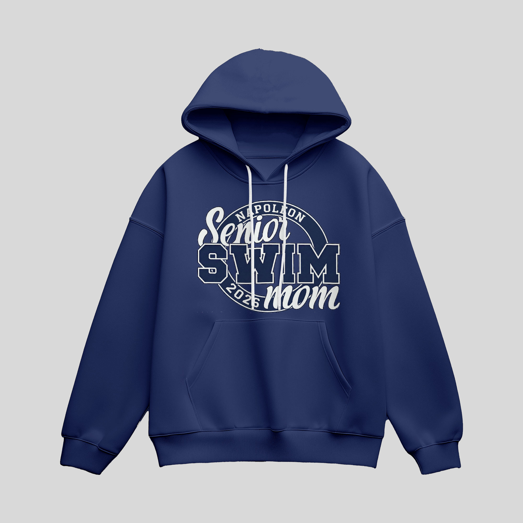 Senior Swim Mom Hoodie Design 2